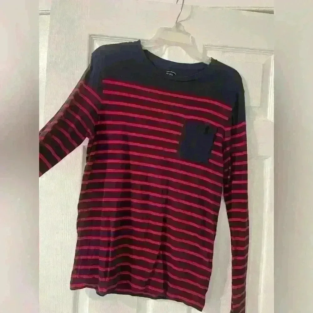 J.Crew Women’s Striped Long Sleeve Top -A40